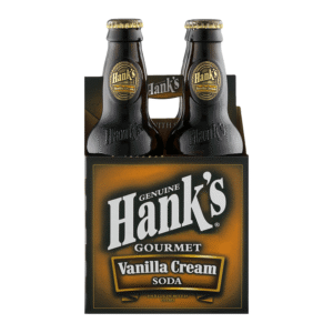 HANK'S 4/6PK GLASS VANILLA CREAM