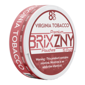 BRIXZNY NICOTINE POUCHES VIRGINIA TOBACCO 8MG -PIECE(S) OF 5
