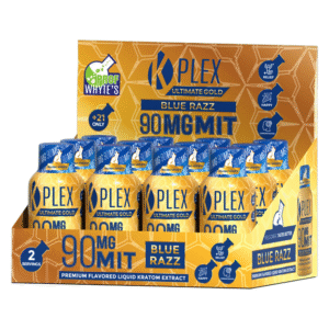 K-PLEX GOLD SHOT BLUE RAZZ (90MG MIT) -BOX OF 12
