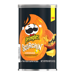 PRINGLES 2.5OZ / 12CT SCORCHIN CHEDDAR