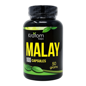 KRATOM KAPS MALAY 100CT 50GM CAPSULES  BOTTLE