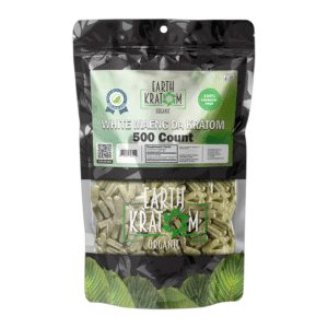 EARTH KRATOM 500CT CAPSULE WHITE MAENG DA