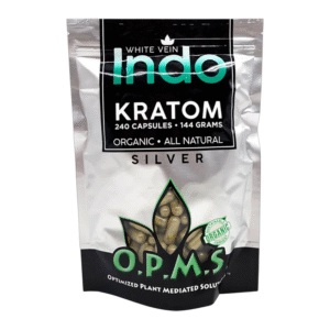 OPMS SILVER INDO WHITE VEIN 240CT 144GM CAPSULES PIECE(S)