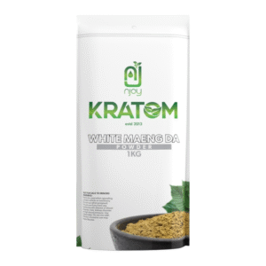 NJOY KRATOM 1KG WHITE MAENG DA POWDER PIECE(S)