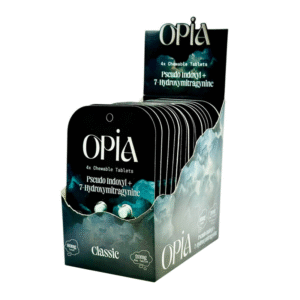 OPIA 7-HYDROXYMITRAGYNINE & PSEUDOINDOXYL CHEWABLE TABLETS CLASSIC 4CT PK 80MG (20MG PER TAB) - BOX OF 10 PACK