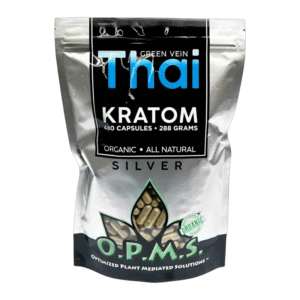 OPMS SILVER THAI GREEN VEIN 480CT 288GM CAPSULES PIECE(S)