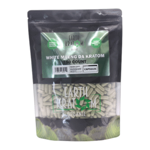 EARTH KRATOM 750CT CAPSULE WHITE MAENG DA
