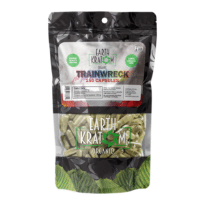 EARTH KRATOM 150CT CAPSULE TRAINWRECK