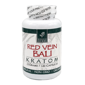 WHOLE HERBS BALI RED VEIN 120CT CAPSULES BOTTLE
