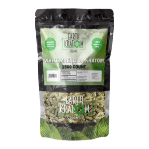 EARTH KRATOM 1500CT CAPSULE WHITE MAENG DA