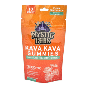 MYSTIC LABS KAVA KAVA GUMMIES 12000MG FIJIAN FRUIT PUNCH -BOX OF 6 PIECE(S)