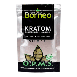 OPMS SILVER BORNEO SUPER GREEN 18GM 30CT CAPSULES PIECE(S)
