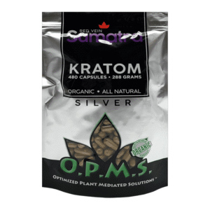 OPMS SILVER SUMATRA RED VEIN 288GM 480CT CAPSULES