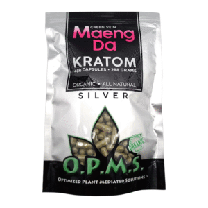 OPMS SILVER MAENG DA GREEN VEIN 288GM 480CT CAPSULES
