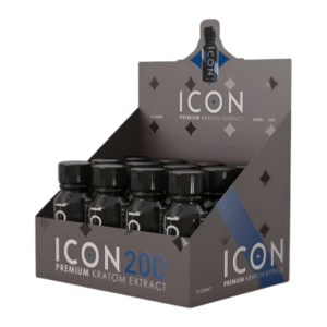 ICON KRATOM SHOT ICON200 - 200MG 15ML BOX OF 12