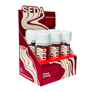 SEDA 7-HYDROXY TABLET STRAWBERRY WATERMELON (20MG PER TABLET) 10CT JAR -BOX OF 6 JAR