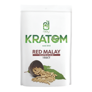 NJOY KRATOM 150CT RED MALAY CAPSULES PIECE(S)