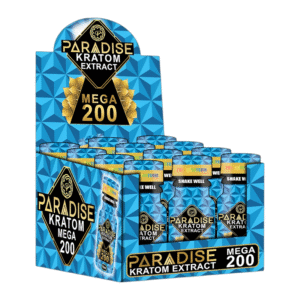 PARADISE KRATOM EXTRACT SHOTS MEGA 200 (FULL SPECTRUM) 10ML -BOX OF 12