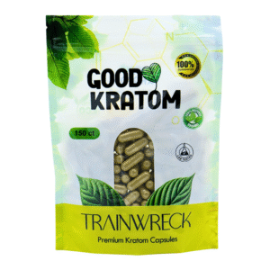 GOOD KRATOM CAPSULES TRAINWRECK 150CT PIECE(S)