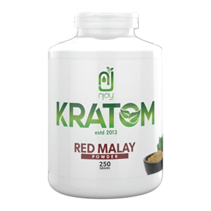 NJOY KRATOM 250GM RED MALAY POWDER JAR