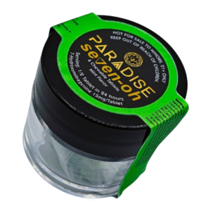 PARADISE SEVEN-OH 7-HYDROXYMITRAGYNINE CHEWABLE TABLETS MINT 15MG 4CT JAR -BOX OF 12 JAR