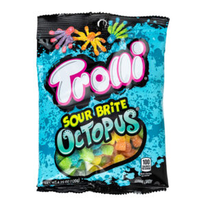 TROLLI PEG SOUR BRITE OCTOPUS 4.25OZ/12CT