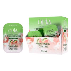 OPIA 7-HYDROXY CHEWABLE TABLETS WATERMELON 1CT PK (30MG PER TABLET) - BOX OF 30 PACK