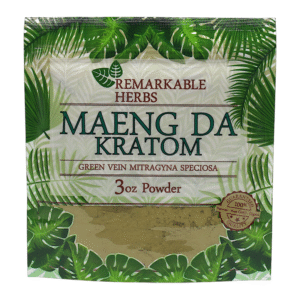 REMARKABLE HERBS MAENG DA GREEN VEIN 3OZ POWDER