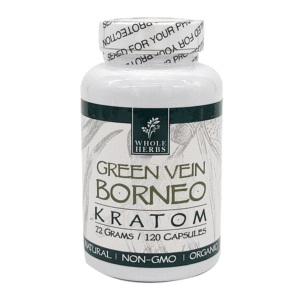 WHOLE HERBS BORNEO GREEN VEIN 120CT CAPSULES