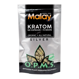 OPMS SILVER MALAY GREEN VEIN 72GM 120CT CAPSULES PIECE(S)