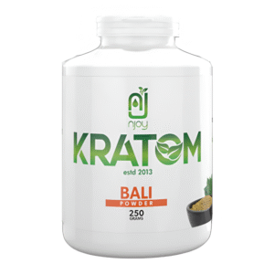 NJOY KRATOM 250GM BALI POWDER JAR
