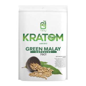 NJOY KRATOM 75CT GREEN MALAY CAPSULES PIECE(S)