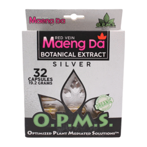 OPMS SILVER MAENG DA RED VEIN 32CT 16GM/19.2GM CAPSULES - ( BLISTER )