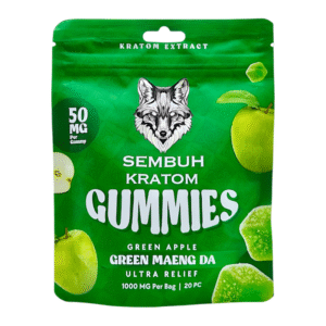 SEMBUH KRATOM GUMMIES 1000MG GREEN APPLE (GREEN MAENG DA - ULTRA RELIEF) -20PC PIECE(S)