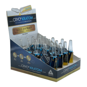 CRYO KRATOM GOLD SHOT 7ML -BOX OF 20 (140ML)