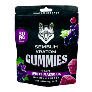 SEMBUH KRATOM GUMMIES 1000MG GRAPE (WHITE MAENG DA - MAXIMUM ENERGY) -20PC PIECE(S)