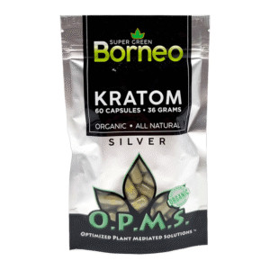 OPMS SILVER BORNEO SUPER GREEN 60CT 36GM CAPSULES PIECE(S)