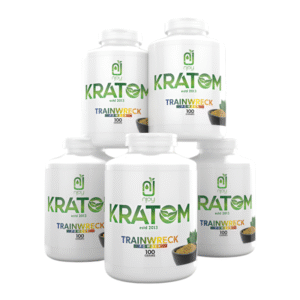 NJOY KRATOM 100GM TRAINWRECK POWDER JAR