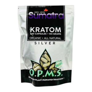 OPMS SILVER SUMATRA RED VEIN 240CT 144GM CAPSULES PIECE(S)