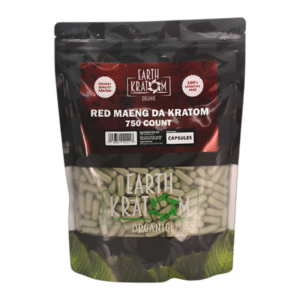 EARTH KRATOM 750CT CAPSULE RED MAENG DA