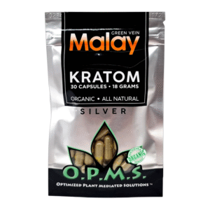 OPMS SILVER MALAY GREEN VEIN 15GM / 18GM 30CT CAPSULES PIECE(S)