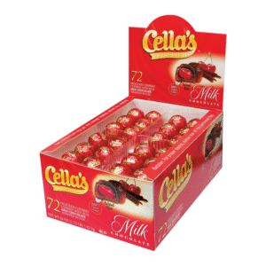CELLAS CHERRY 72CT MILK CHOCOLATE