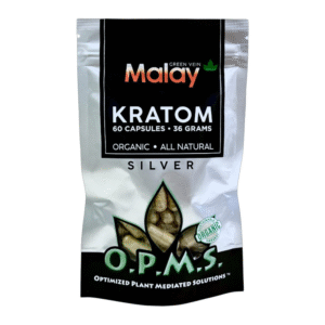 OPMS SILVER MALAY GREEN VEIN 30GM/36GM 60CT CAPSULES PIECE(S)