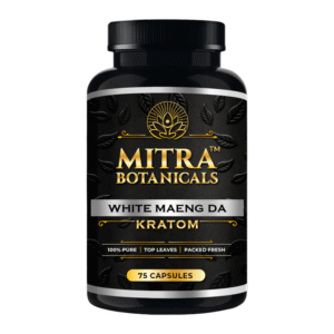 MITRA KRATOM WHITE MAENG DA 75CT CAPSULES