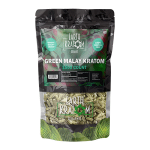 EARTH KRATOM 1500CT CAPSULE GREEN MALAY