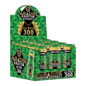 PARADISE KRATOM EXTRACT SHOTS ULTRA 300 (FULL SPECTRUM) 10ML -BOX OF 12