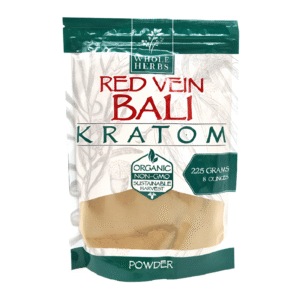 WHOLE HERBS BALI RED VEIN 8OZ 225GM POWDER