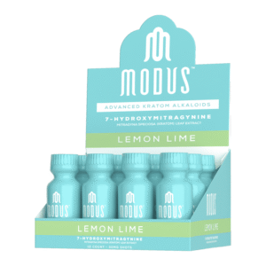 MODUS 7-HYDROXYMITRAGYNINE KRATOM SHOTS LEMON LIME 30MG -BOX OF 12CT
