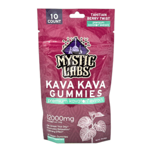 MYSTIC LABS KAVA KAVA GUMMIES 12000MG TAHITIAN BERRY TWIST -BOX OF 6 PIECE(S)