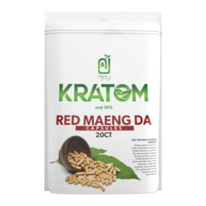 NJOY KRATOM 20CT RED MAENG DA CAPSULES PIECE(S)